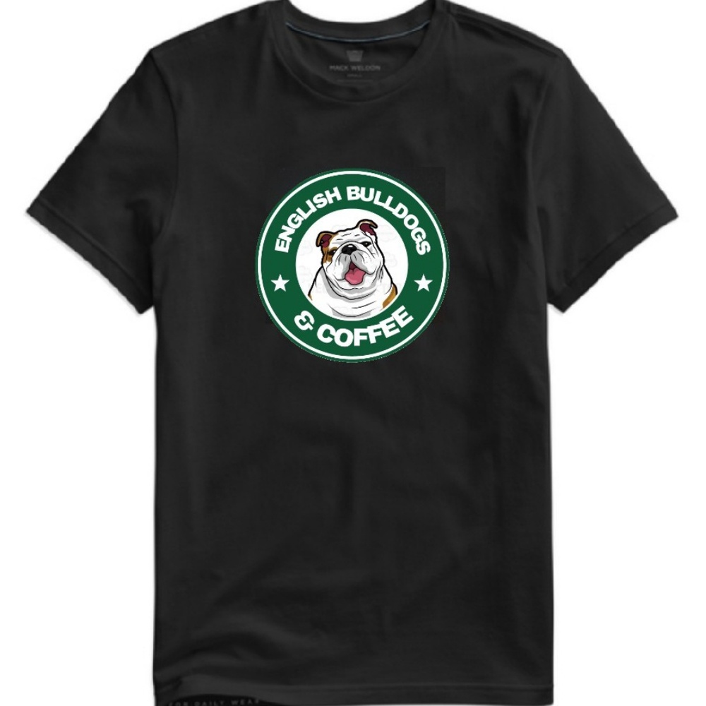 English Bulldogs & Coffee Tee